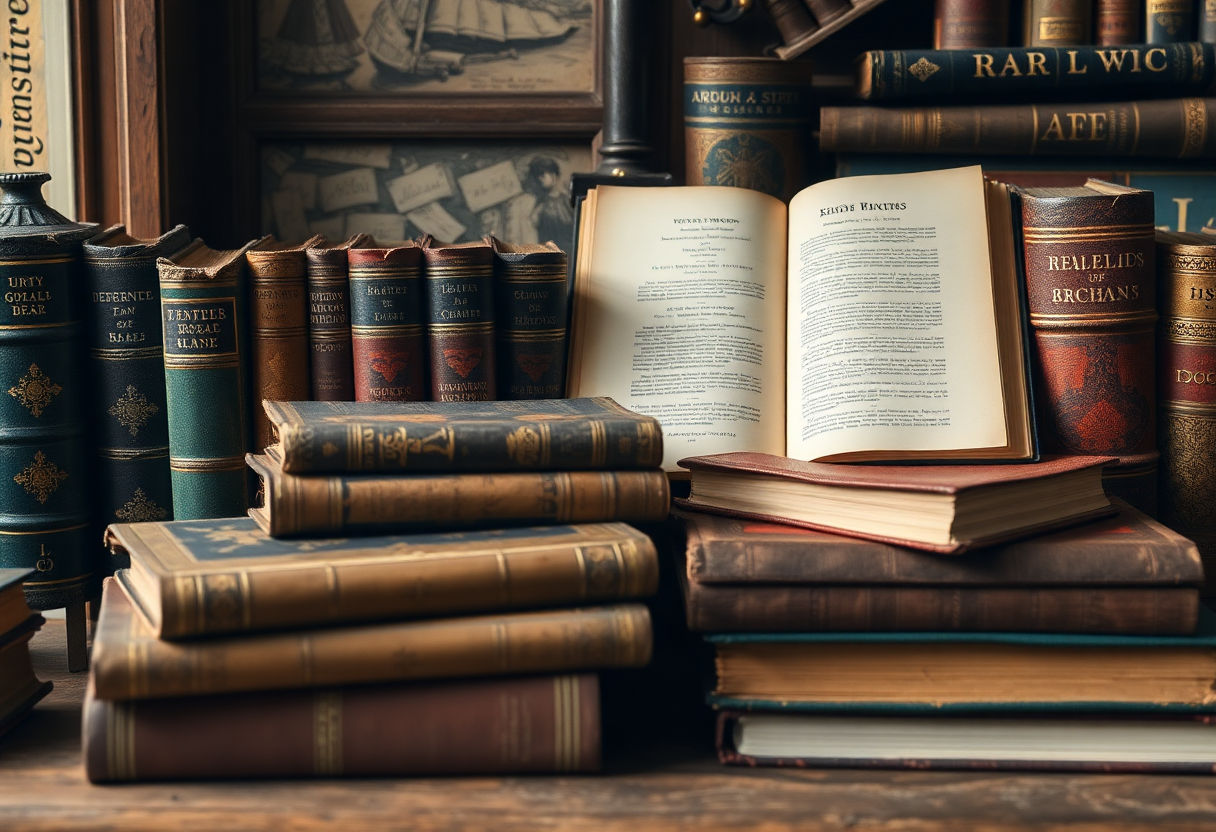 Old books and academic memorabilia