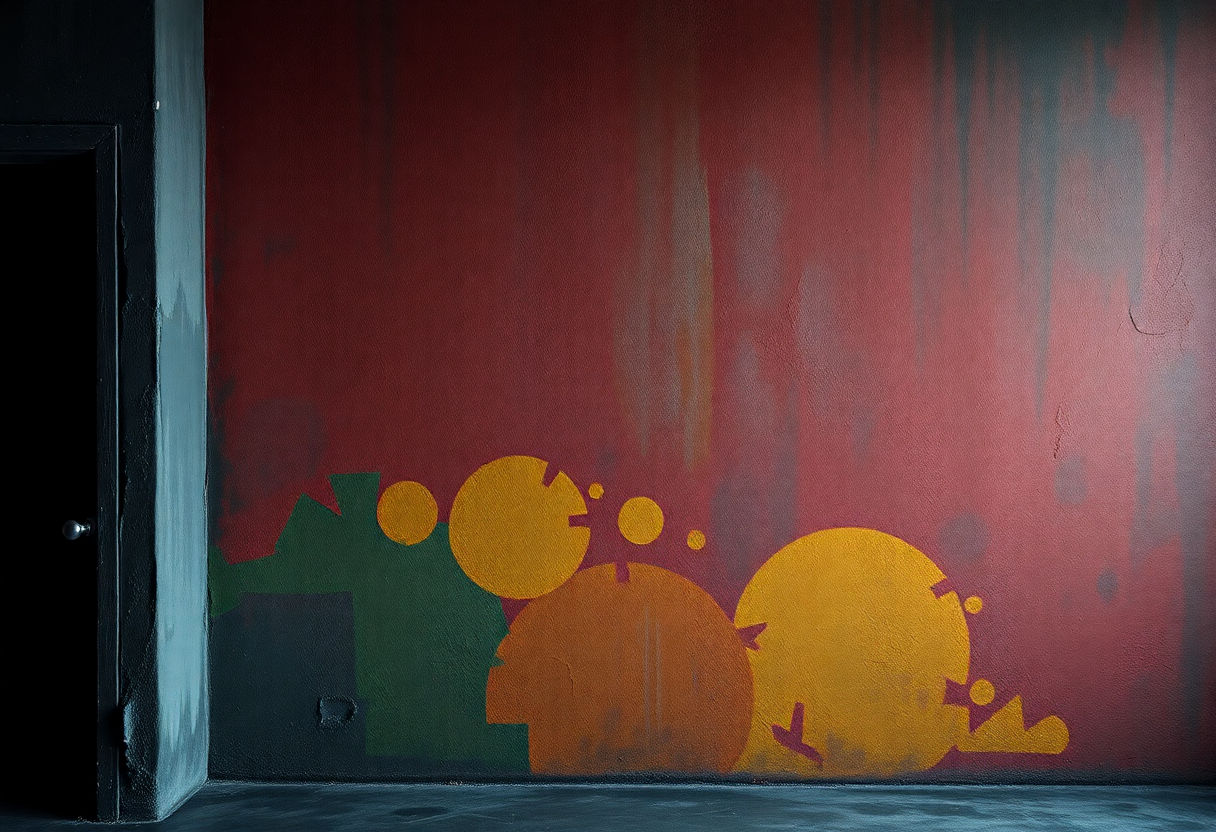 Color palette for dark academia walls