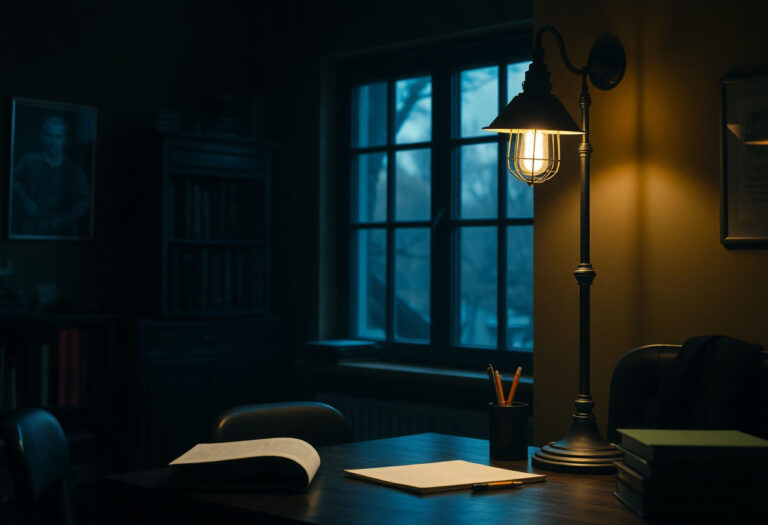 Moody Lighting: The Perfect Dark Academia Lamp for Your Study