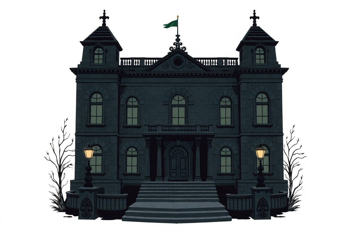Historical elements in dark academia design