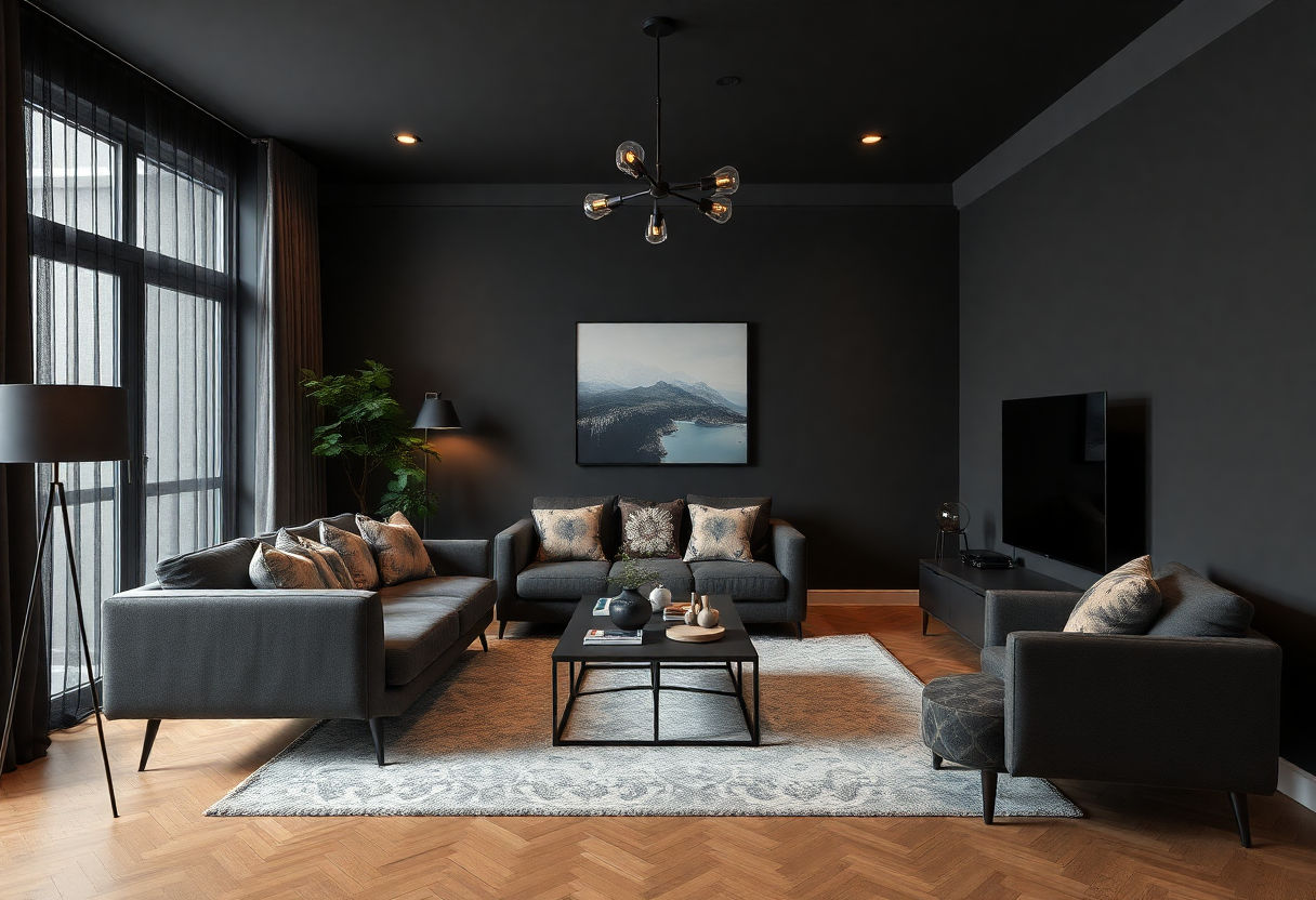 Exploring the Allure of a Dark Apartment Aesthetic