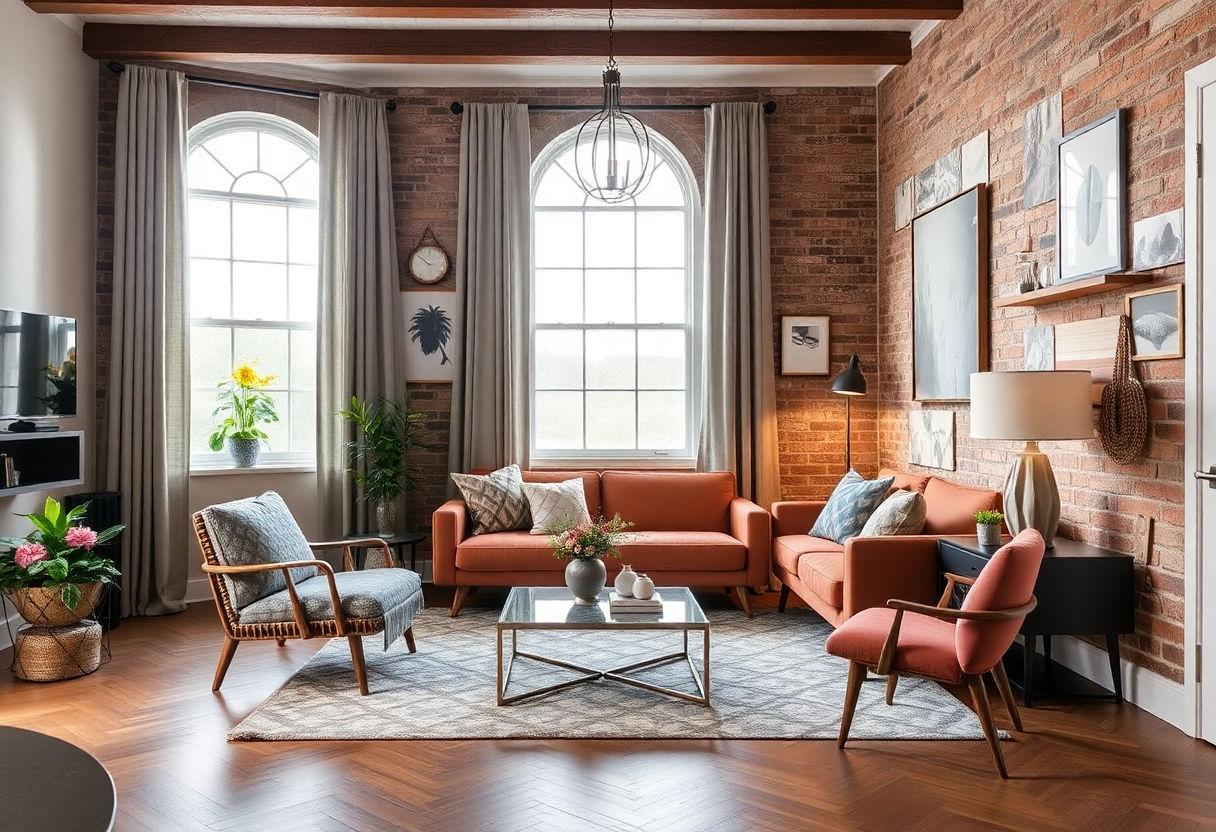 Balancing modern and vintage decor