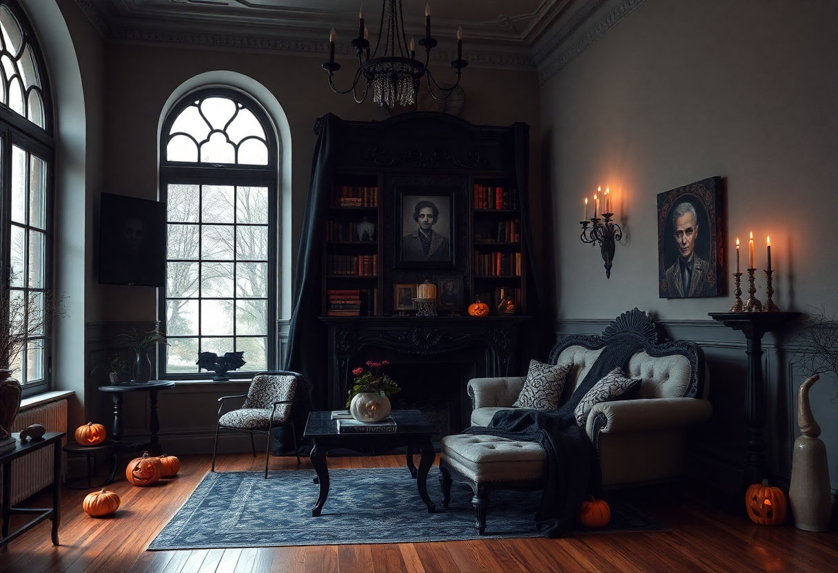 Transform Your Space: Dark Academia Halloween Decor Ideas