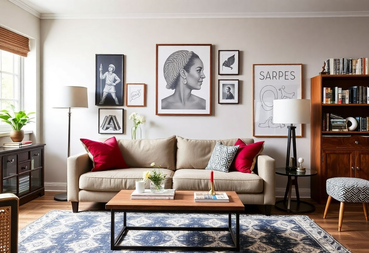 Personal and academic decor elements