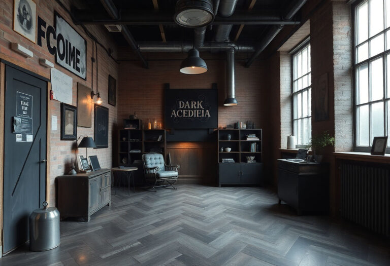 Embracing the Elegance of Industrial Dark Academia