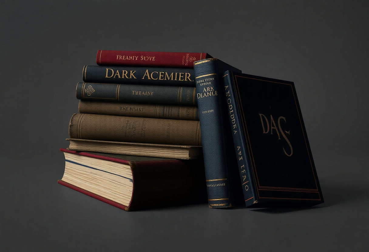 Modern books inspired by the Dark Academia genre.