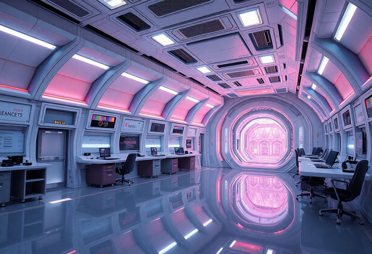 Futuristic academic space design