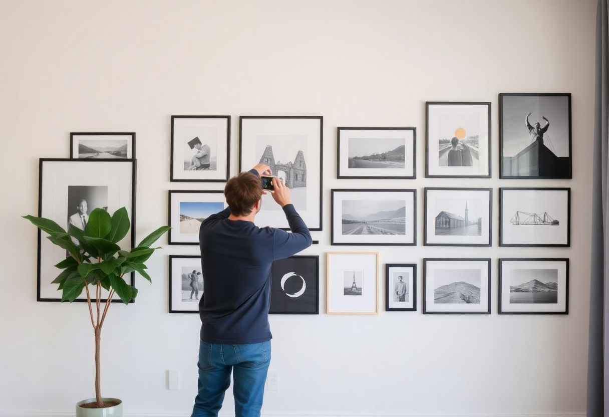 Maintaining gallery wall