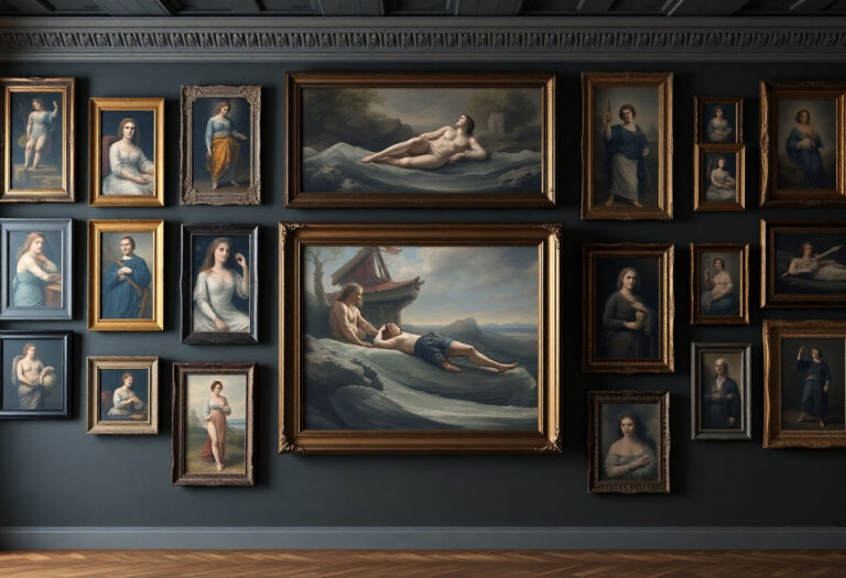 Creating a Timeless Dark Academia-Inspired Gallery Wall