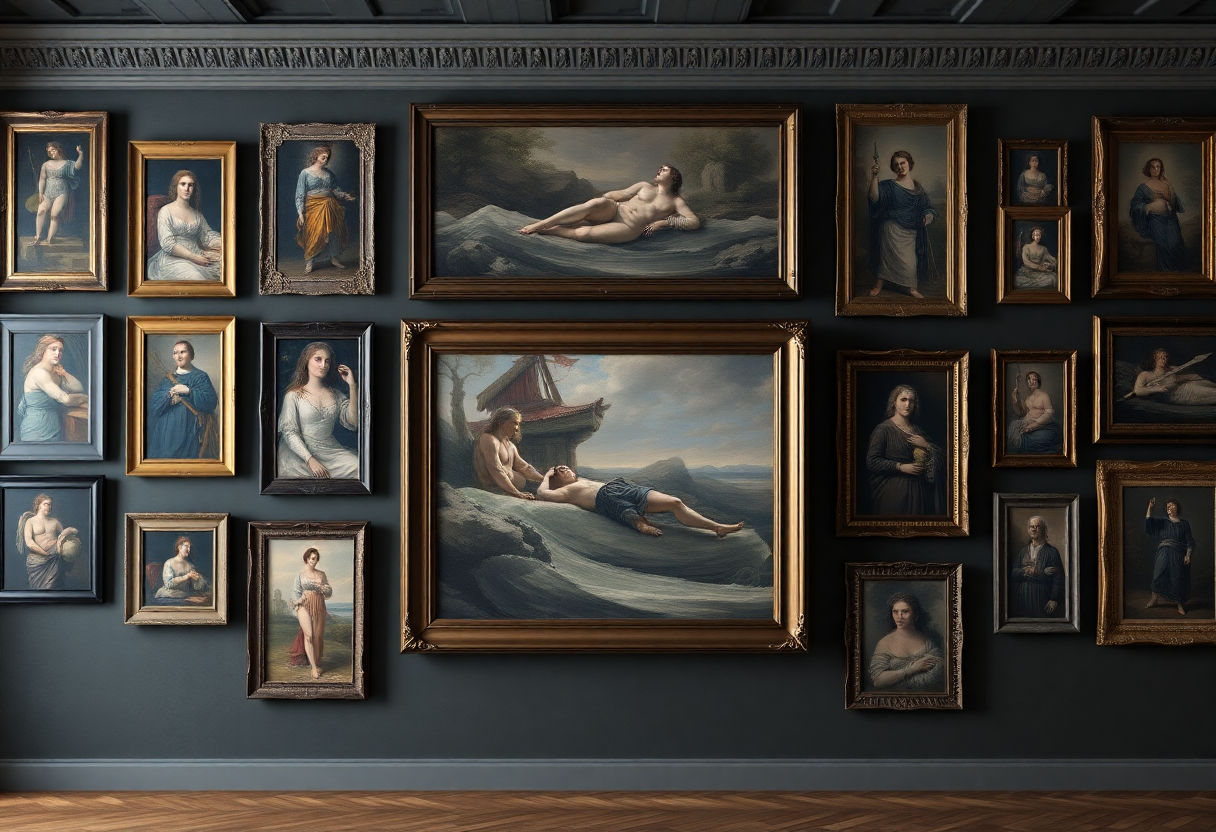 Creating a Timeless Dark Academia-Inspired Gallery Wall