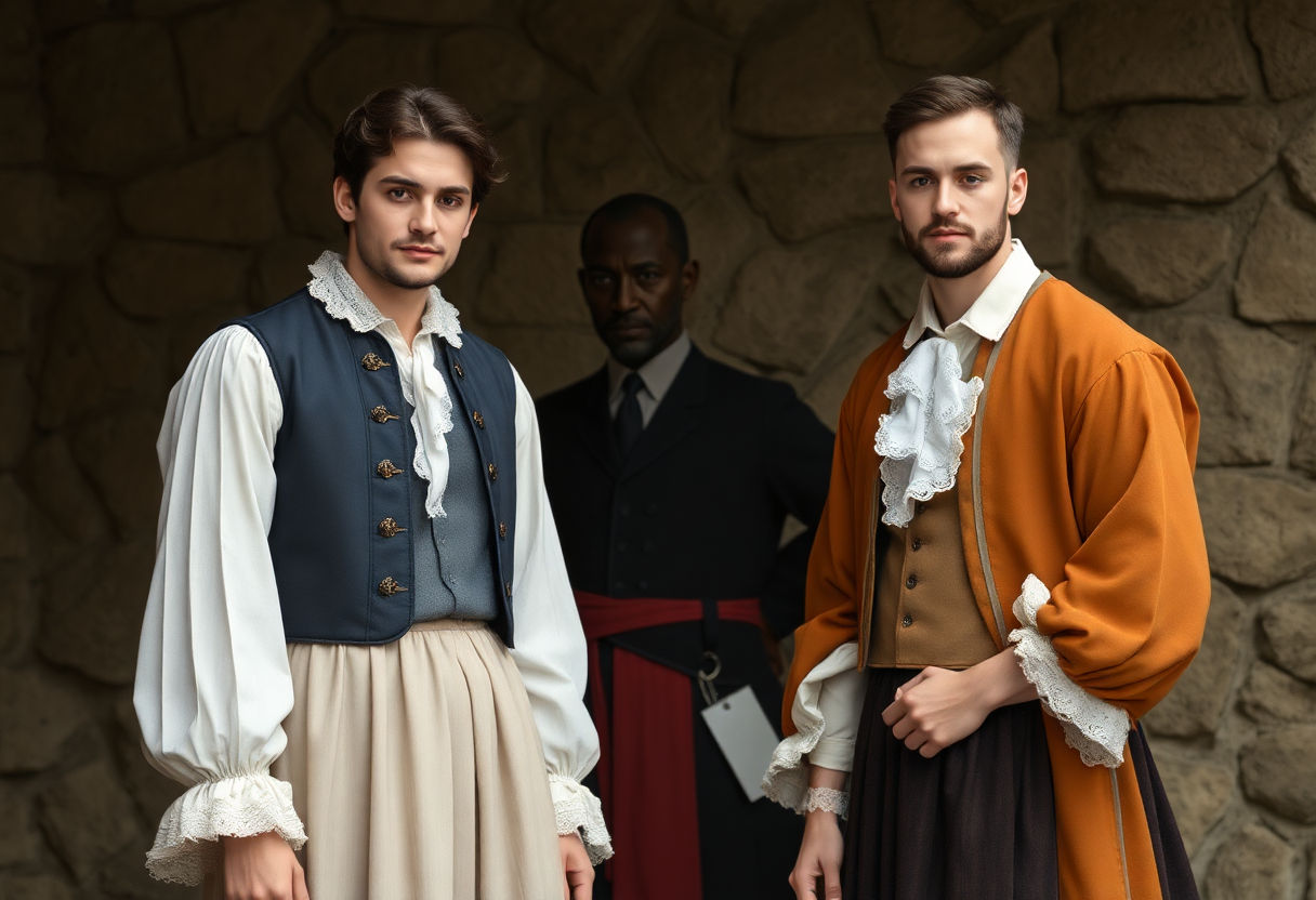 Historical academia style clothing