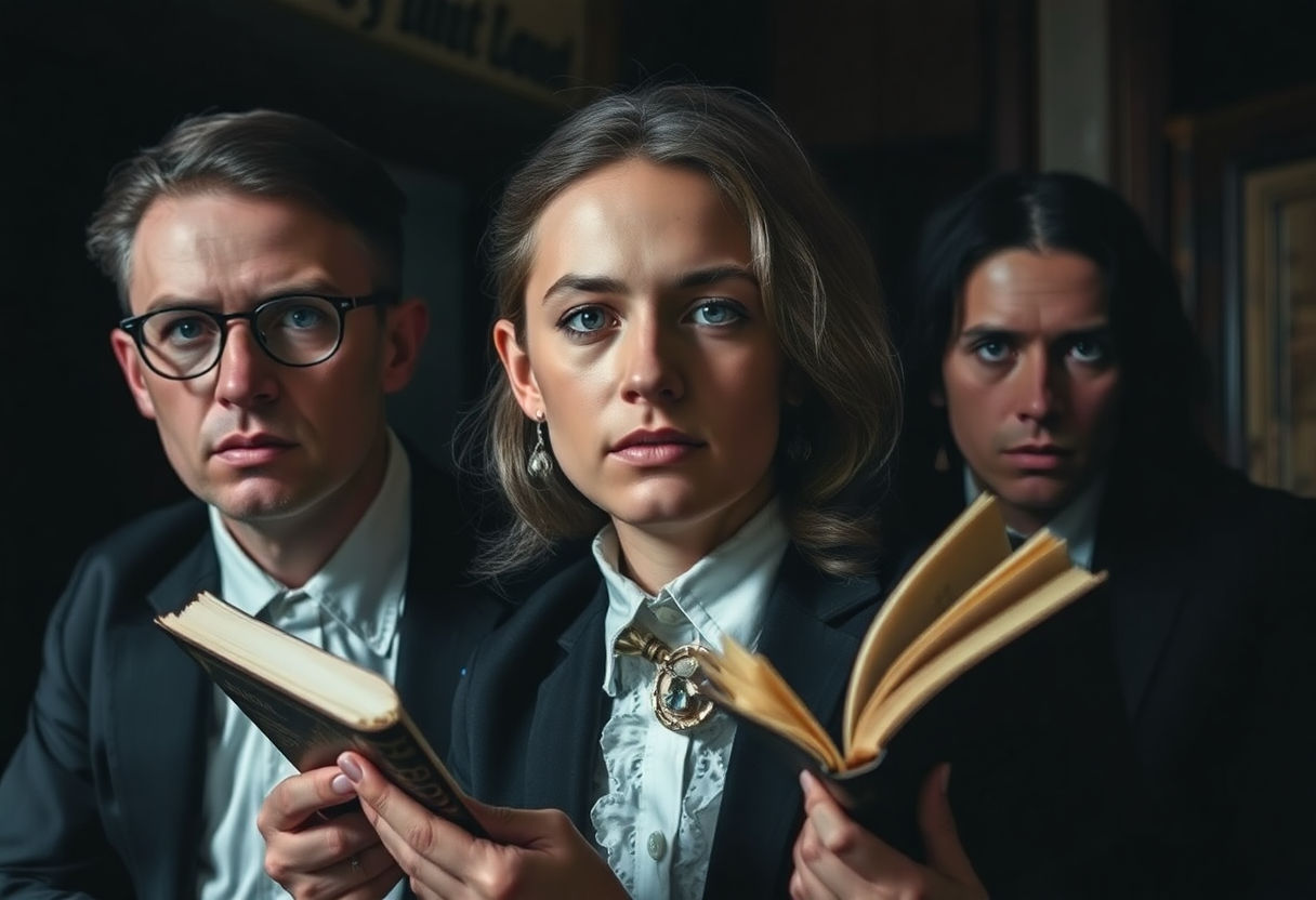 Classic literature and dark academia influences