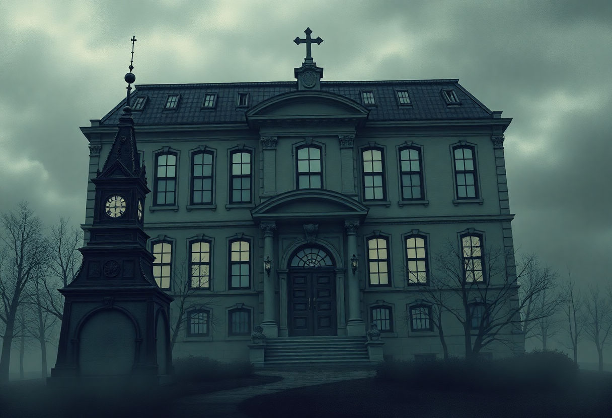 Classic dark academia elements in design