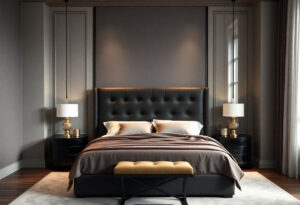 Exploring Timeless Elegance with a Dark Academia Headboard