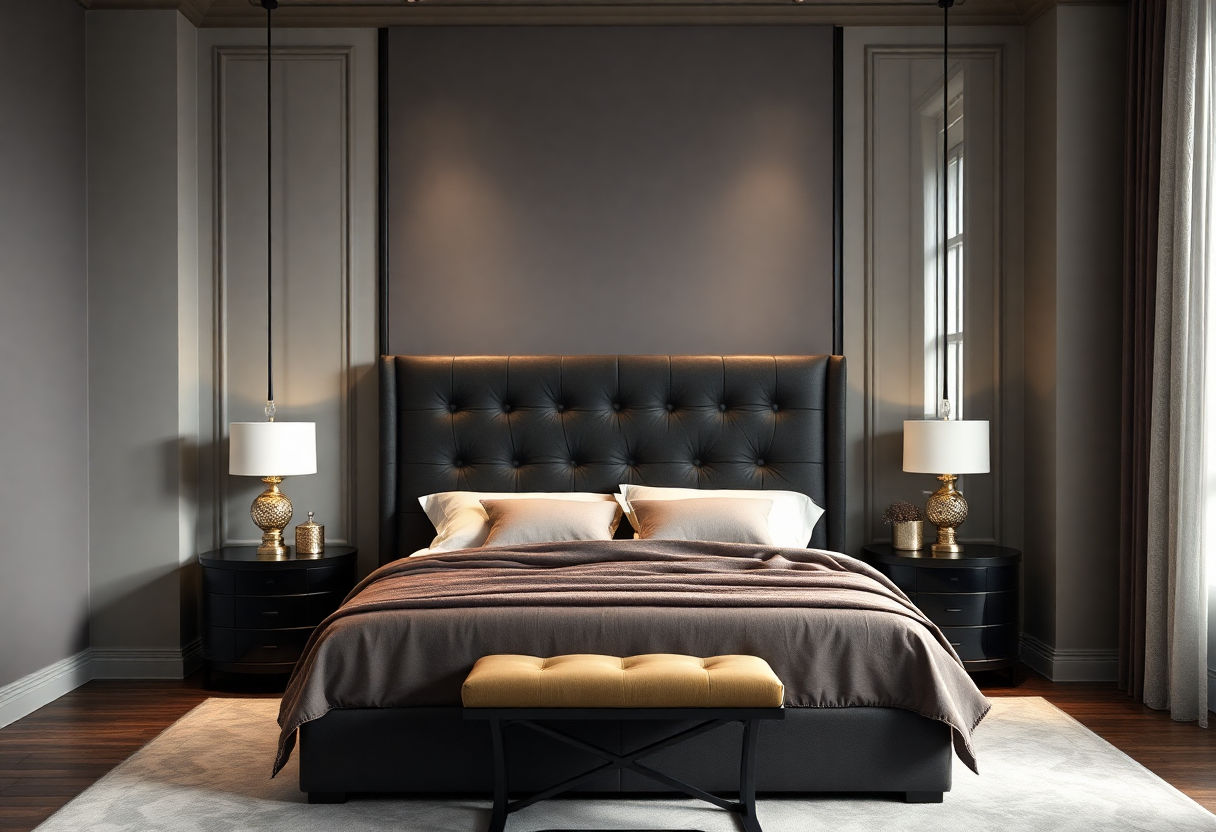 Exploring Timeless Elegance with a Dark Academia Headboard