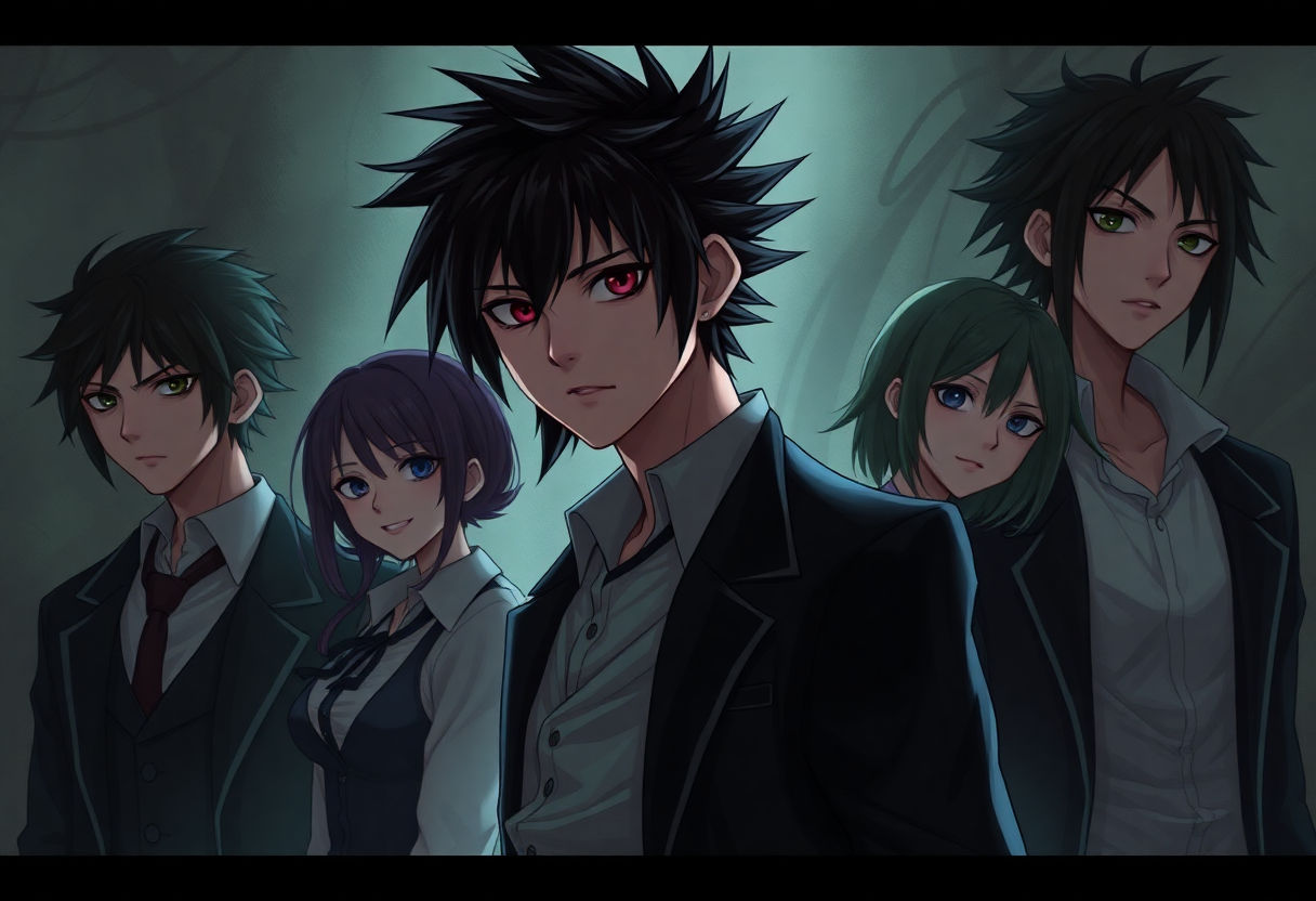 Dark academia characters